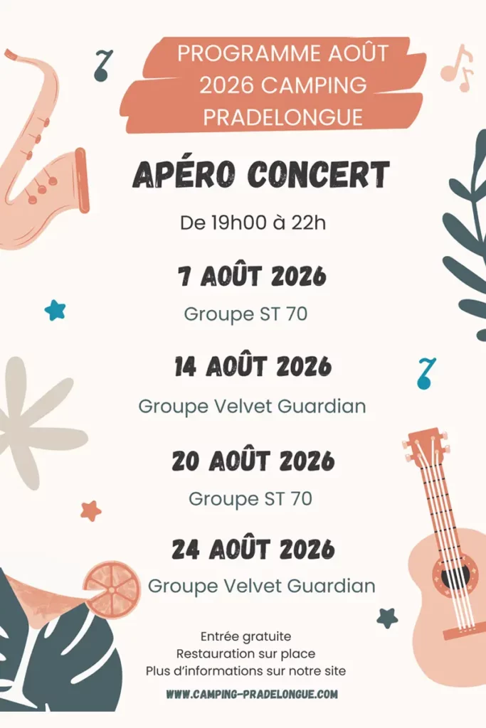 Planning animations août 2026