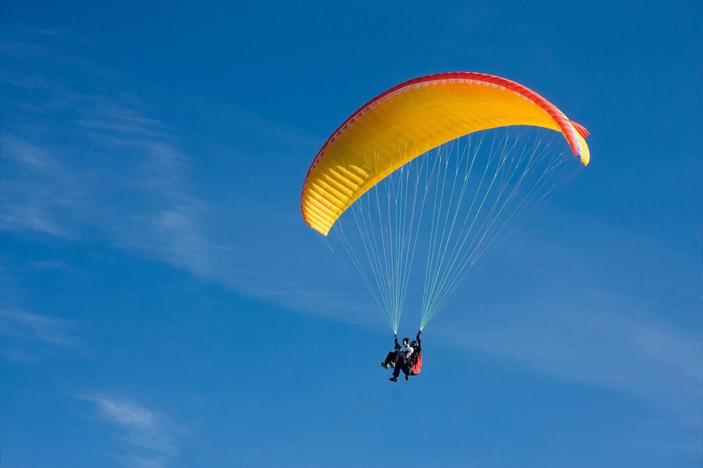 Parapente au Camping Pradelongue