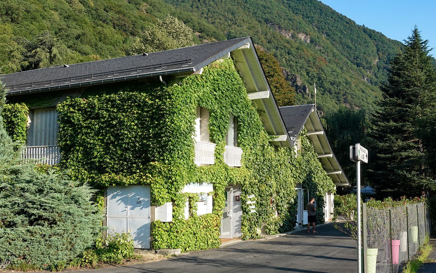 Entrée du Camping de Luchon - éception